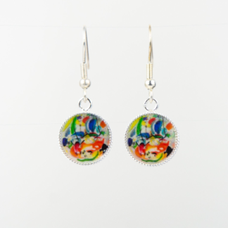 Kandinsky Improvisation 31 Silver Plated Earrings